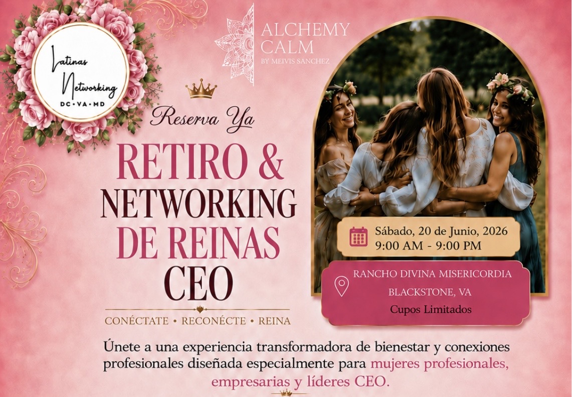 Retiro & Networking de Reinas CEO — Sábado, Junio 20, 2026, Rancho Divina Misericordia, Blackstone VA